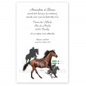 Carton repas cheval hippique