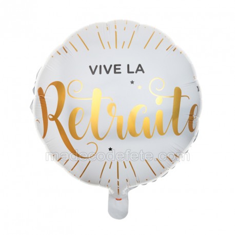 Ballon alu Retraite 45 cm