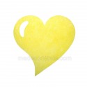 50 sets de table coeur jaune