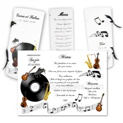 Menu rond musical