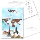 menu voyages monde et pays