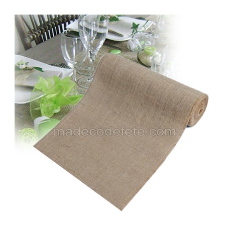 Chemin de table jute