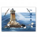 Set de table mer et phare