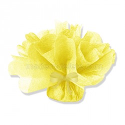 10 tulles intissés jaune