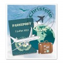 Faire-part passeport voyages