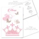 Menu couronne princesse avec ou sans personnalisation