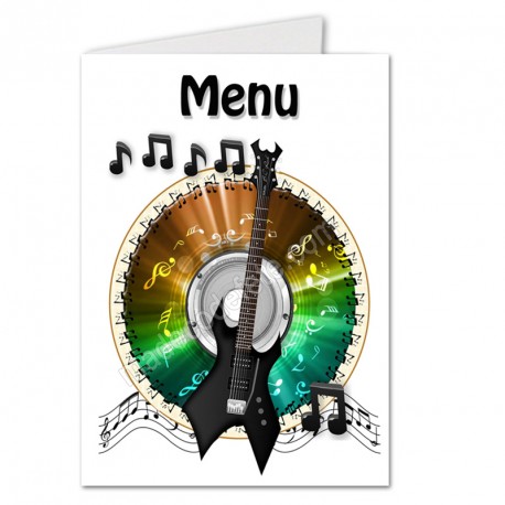 Menu musique cd rock