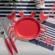 Assiettes forme crabes deco table