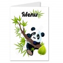 Menu panda sur branche