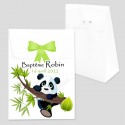 Boîte dragées panda sur branche