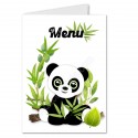 Menu panda assis