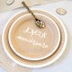 Assiettes joyeux anniversaire (lot de 6)