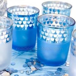 Photophore bleu turquoise