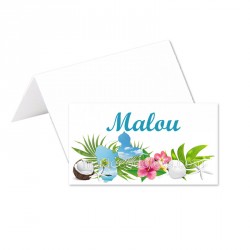 24 marque-place carte Guadeloupe