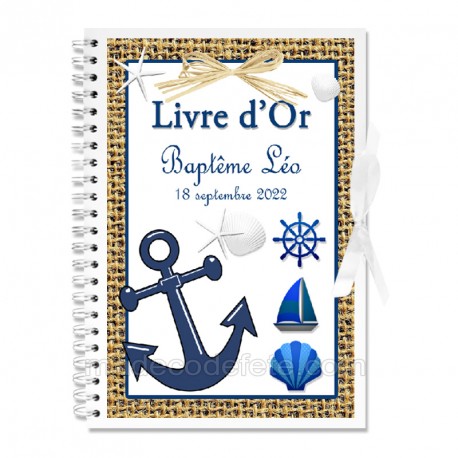 Livre d'or mer et jute