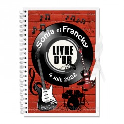 Livre d'or rock'n roll briques 