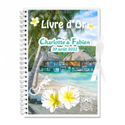 Livre d'or personnalisé Bora-Bora