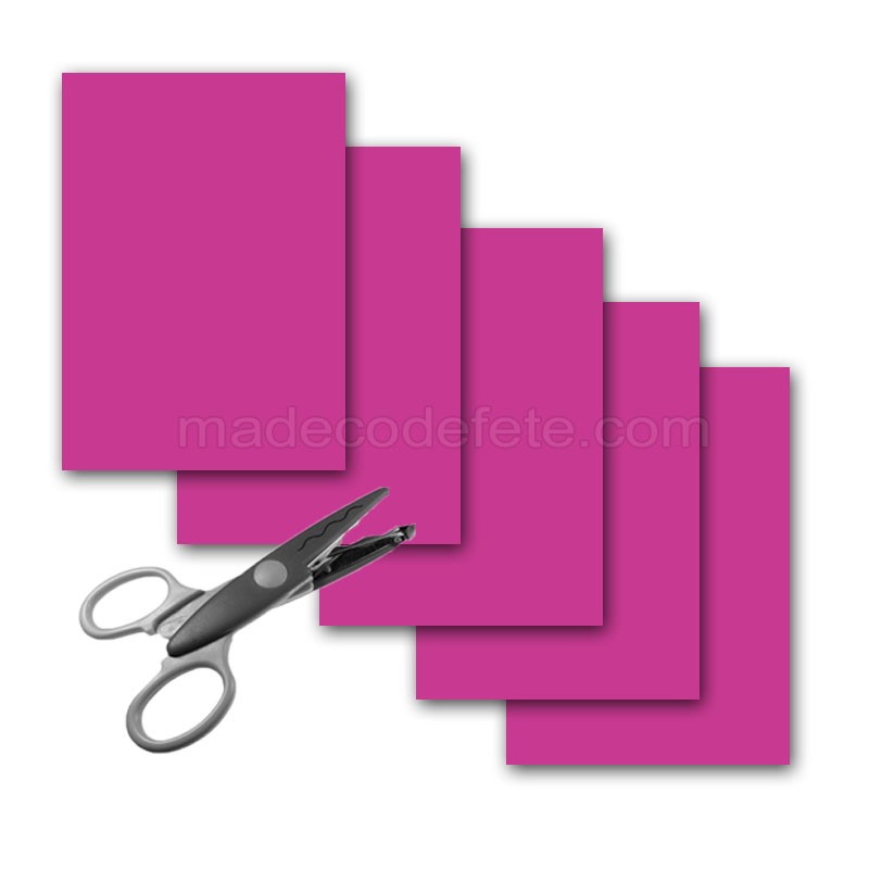 Fixo Paper - Lot De 100 Feuilles Cartonnées A4 Violet, 180 G - Parfait Pour Loisirs Créatifs - 5