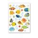Stickers poissons marins