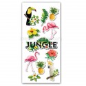 Stickers effet 3D jungle