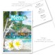 Menu déco Bora-Bora vierge ou personnalise