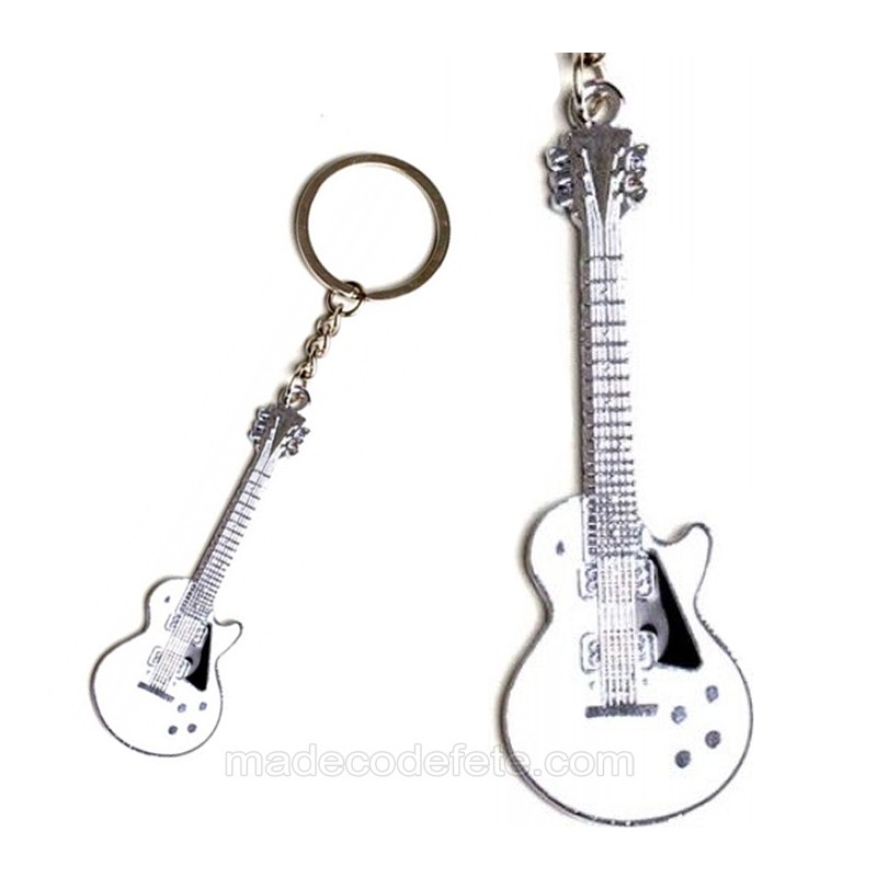Porte-clés guitare électrique : 6 couleurs