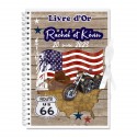 Livre d'or personnalisé US route 66
