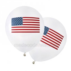 Ballons thème USA x 8