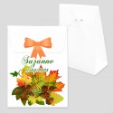 Boite dragées feuilles d'automne