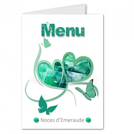 Menu noces d'émeraude