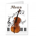 Menu musique violon