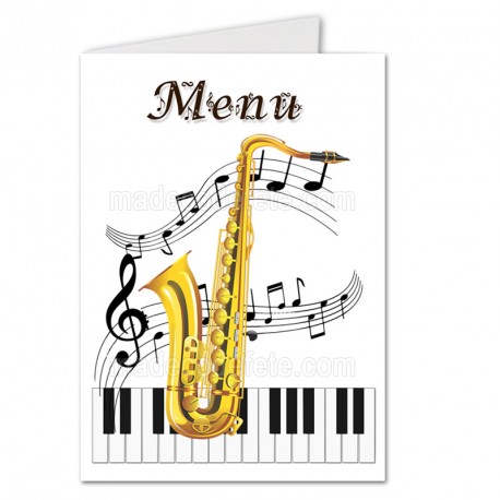 Menu musique saxo