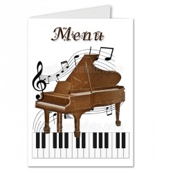 Menu musique piano