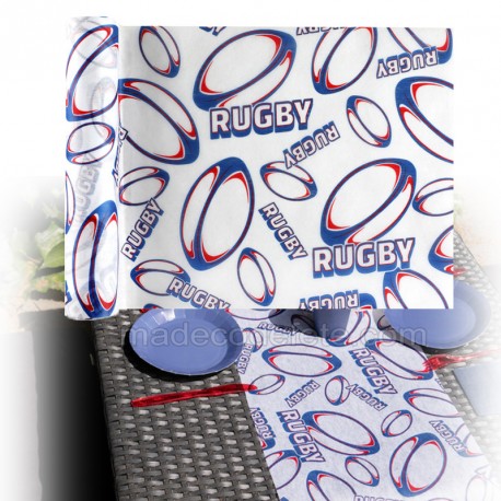 Chemin de table sport rugby