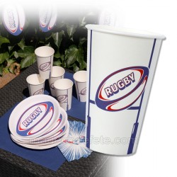 Gobelet thème rugby