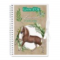 Livre d'or personnalisé cheval