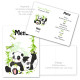 Menu panda joueur vierge ou personnalisé