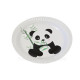 Assiette 18 cm panda (lot de 6)