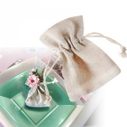 Sachet à dragées naturel
