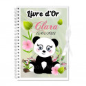 Livre d'or personnalisé petite panda