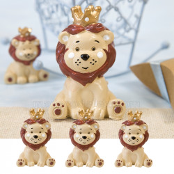 Figurines petits lions x 3