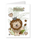 Menu petit lion