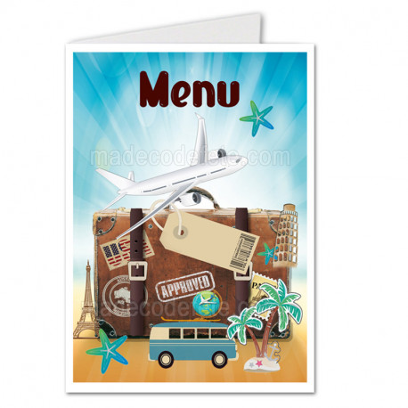 Menu valise voyages