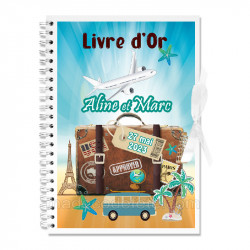 Livre d'or valise voyages
