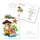 Menu bapteme petit pirate vierge ou personnalisé