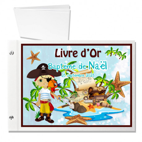 Livre d'or thème petit pirate