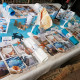 Décoration table thème plage mer coquillages