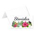 24 marque-place hibiscus bananier