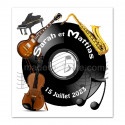 Faire-part musique instruments