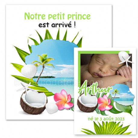 faire-part naissance réunion